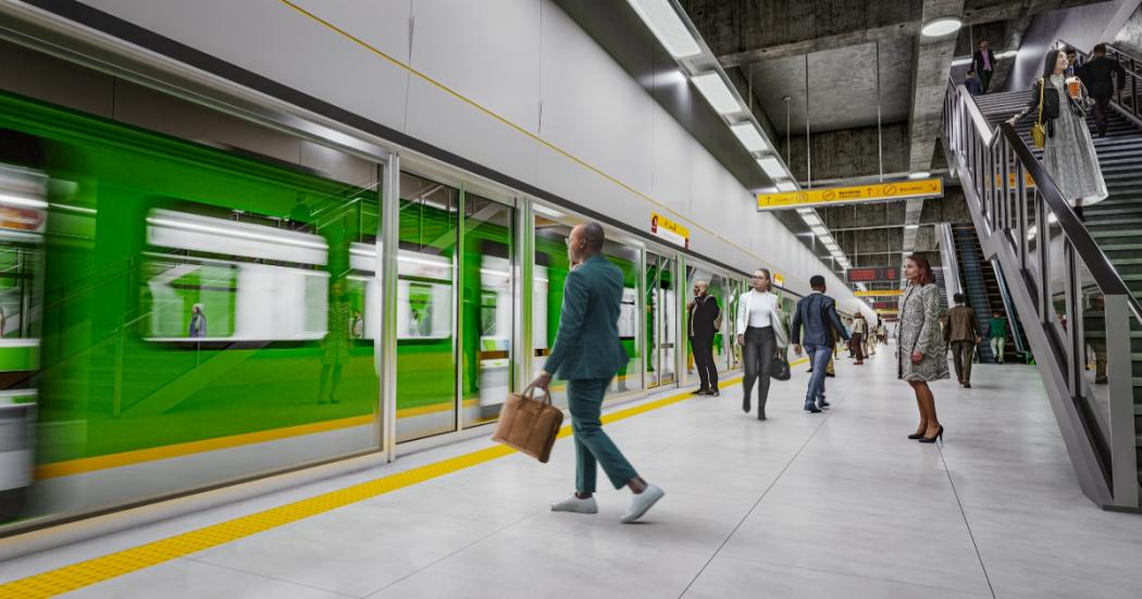 ¿En qué punto conectará la Línea 1 del Metro de Bogotá con la Línea 2?