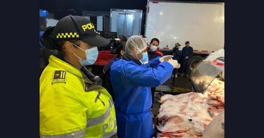 Policía y Distrito adelantan operativos control venta pescado Bogotá 