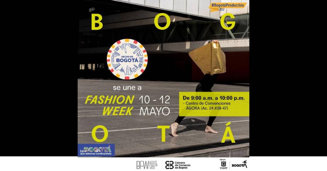 Feria Hecho en Bogotá en el Fashion Week 2023, puntos y horarios 2023