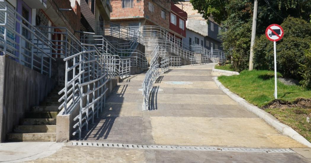 El IDU construyó obra para mejorar la accesibilidad en San Cristóbal