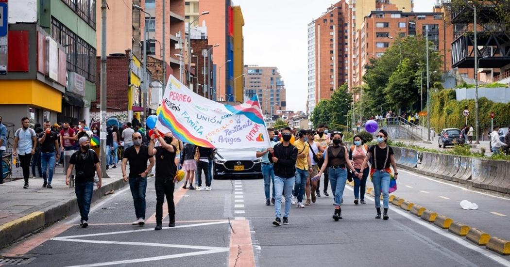 BibloRed presente en las marchas de las ciudadanías LGBTIQ+ en Bogotá