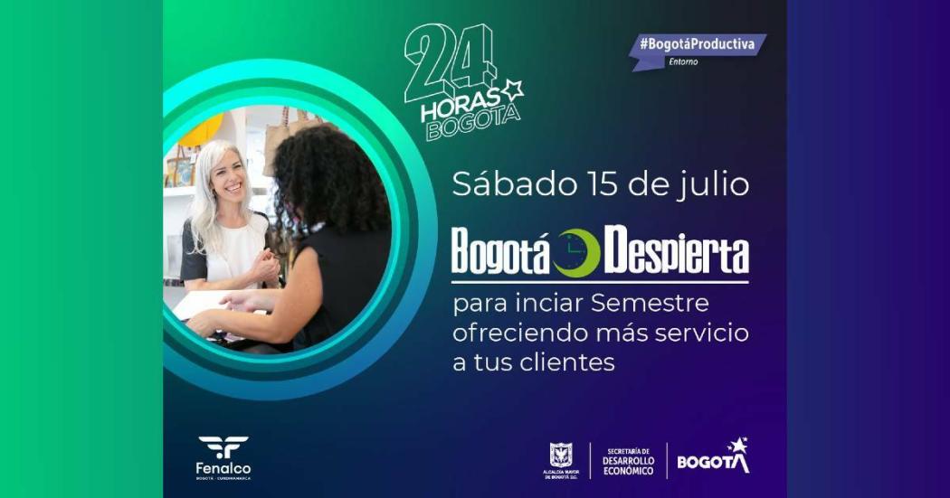 Cómo inscribirse para participar en jornada Bogotá Despierta 15 julio 