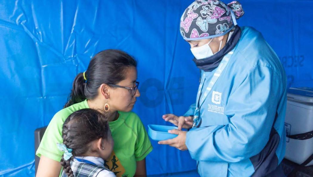 Plan de vacunación de niñas y niños en Bogotá tercera jornada de 2023 