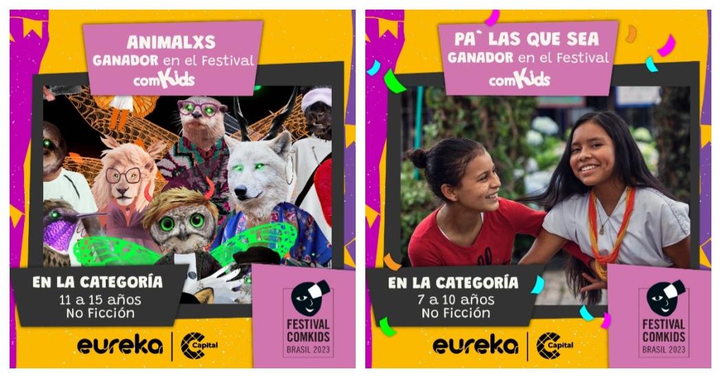 Eureka obtiene dos primeros lugares en los premios comKids de 2023