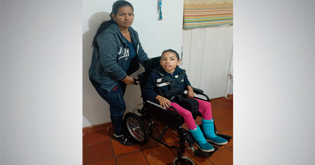 Amanda, una de las 15 mil beneficiadas por ayudas a personas con discapacidad
