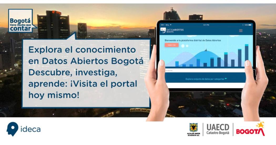 Portal de Datos Abiertos de Bogotá colecciona más de 2.200 datos 