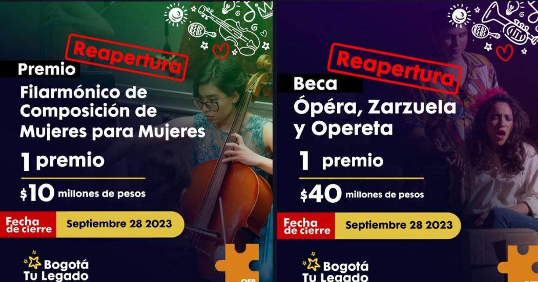 Inscríbete a dos convocatorias de la Orquesta Filarmónica de Bogotá
