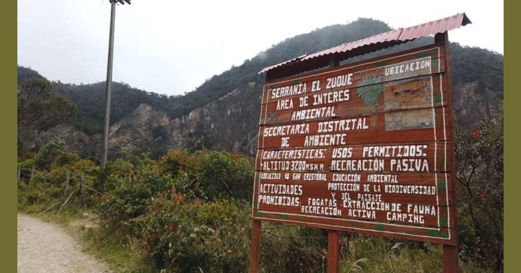 Frenar obras en El Zuque priva de preservar los Cerros Orientales 