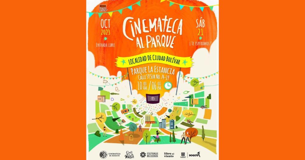 Cinemateca al Parque 2023 llegará a la localidad de Ciudad Bolívar