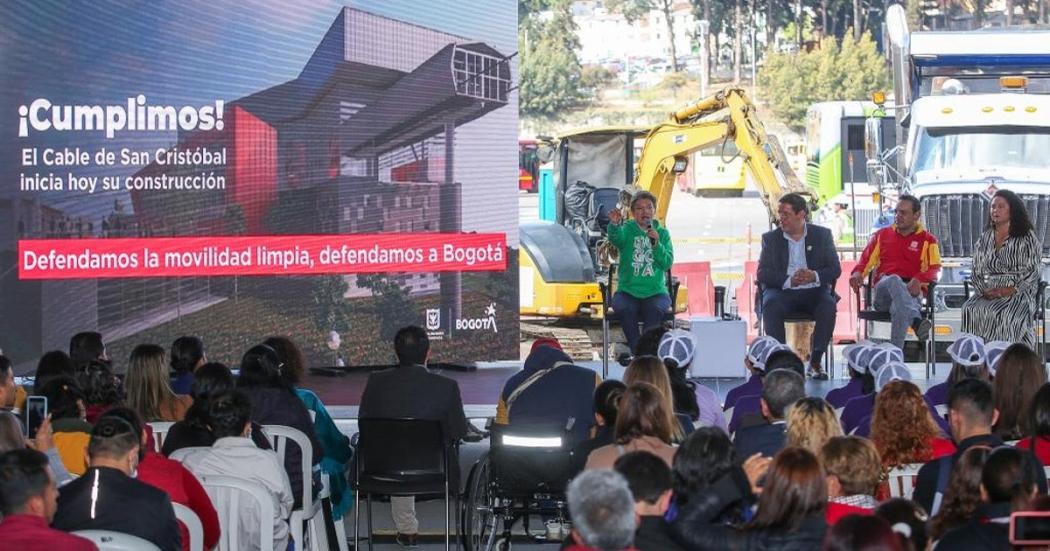 El cable aéreo es a las montañas lo que Metro al área plana de Bogotá: Alcaldesa