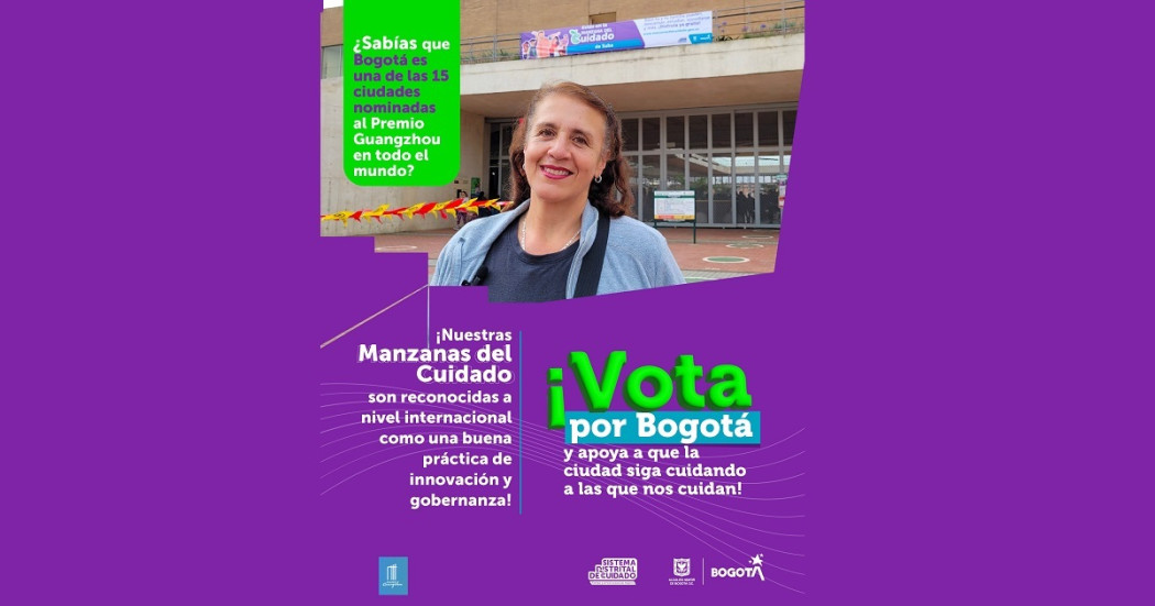 Cómo votar por Bogotá en la nominación al Premio Guangzhou 2023 