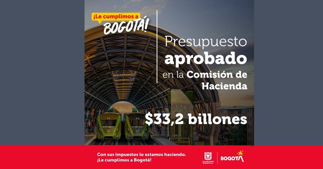 Aprobado en primer debate en Concejo presupuesto para Bogotá 2024