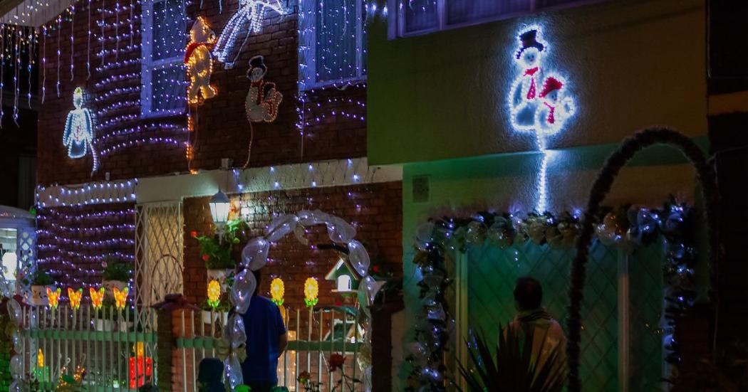 Alumbrados navideños en las localidades de Santa Fe y La Candelaria.