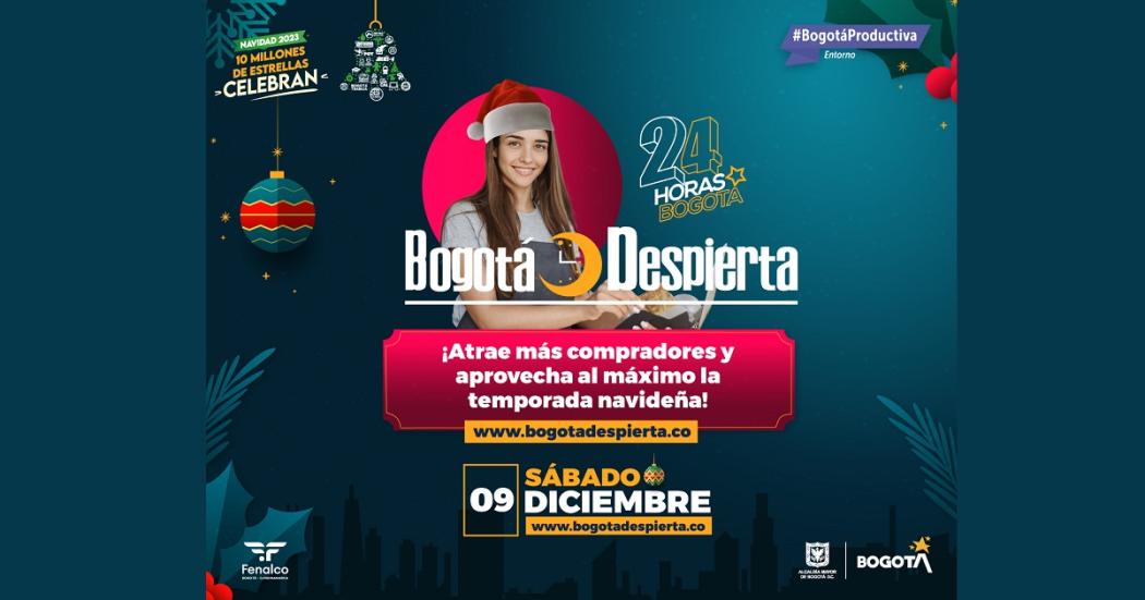 Bogotá Despierta el sábado 9 de diciembre de 2023, descuentos y más