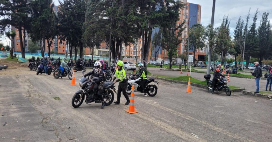 Curso gratuito para motociclistas en Bogotá sábado 16 de diciembre 2023