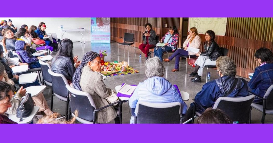 Secretaría de la Mujer el Día de los Derechos Humanos en Bogotá 2023