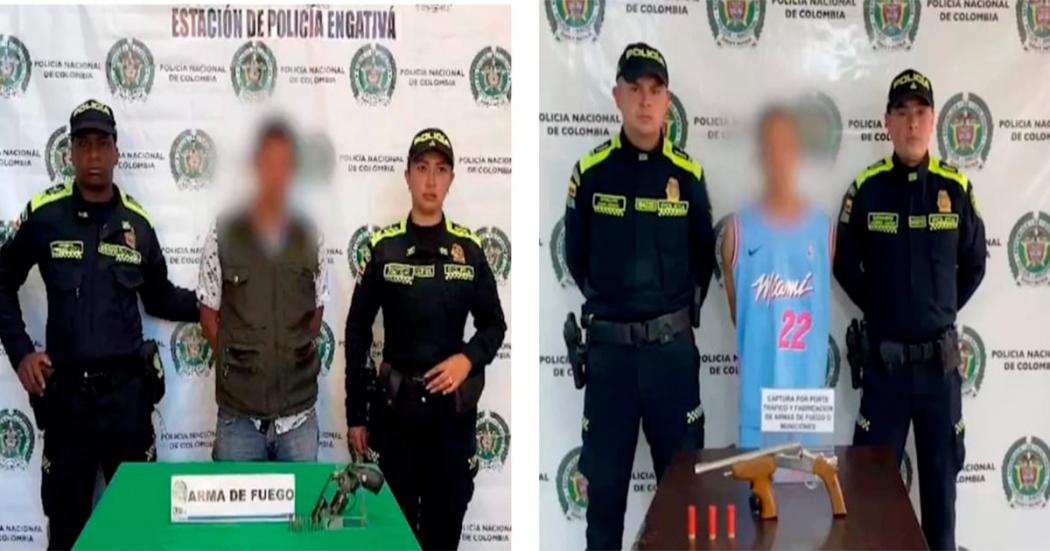 Capturados 2 hombres por porte ilegal de armas de fuego en Puente Aranda y Bosa 