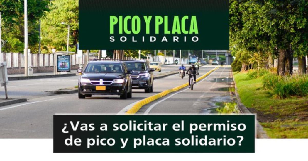 Plataforma habilitada para el pico y placa solidario en Bogotá