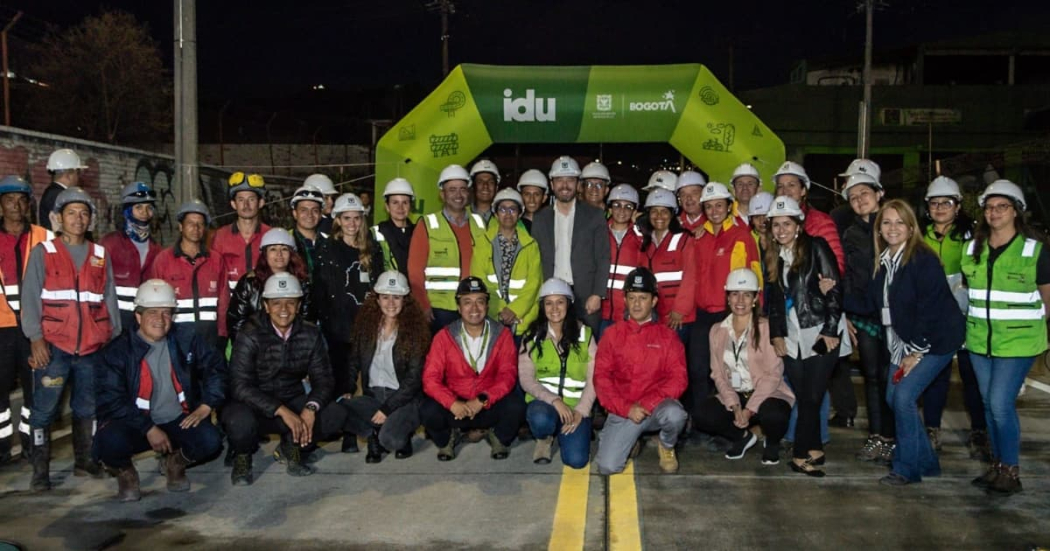 Avanzan obras viales y nuevo espacio público en Zona Industrial Bogotá
