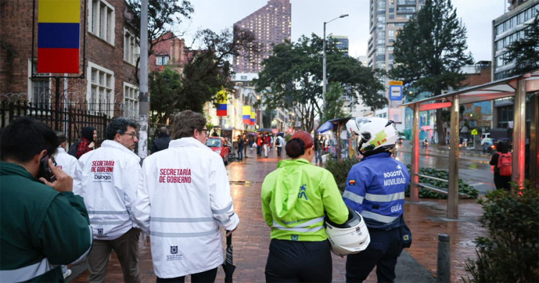 Marchas taxistas en Bogotá Distrito alista plan de seguridad