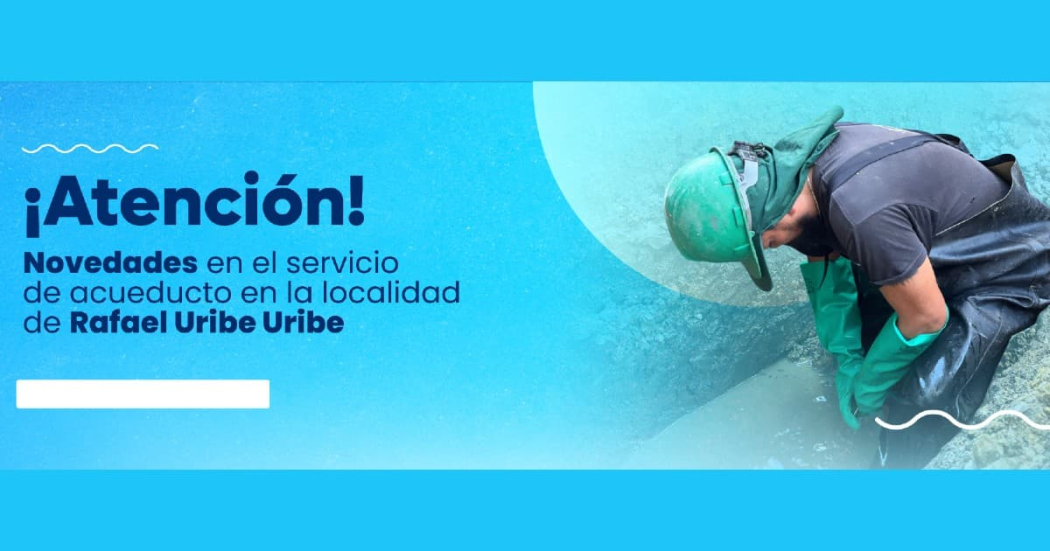 Suspensión de agua en cuatro barrios de Rafael Uribe en Bogotá 
