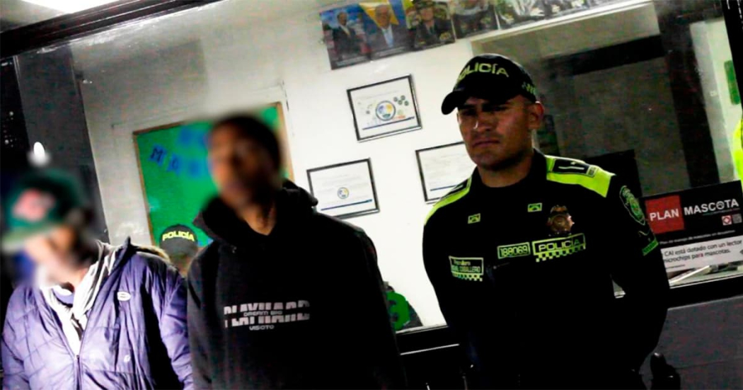 Dos hombres capturados por hurtar celular al occidente de Bogotá 