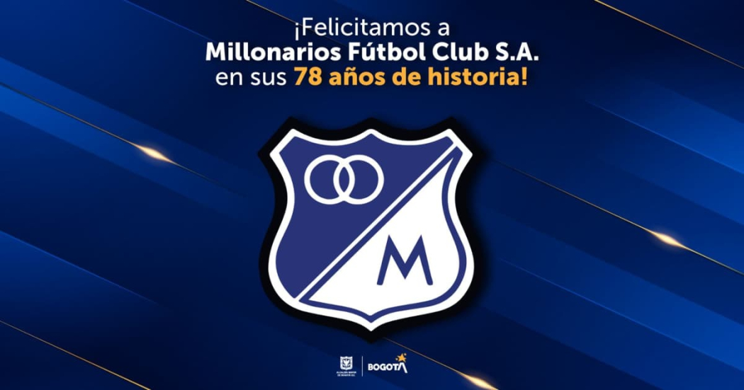 Feliz cumpleaños Millonarios: Bogotá felicita al capitalino por sus 78 años