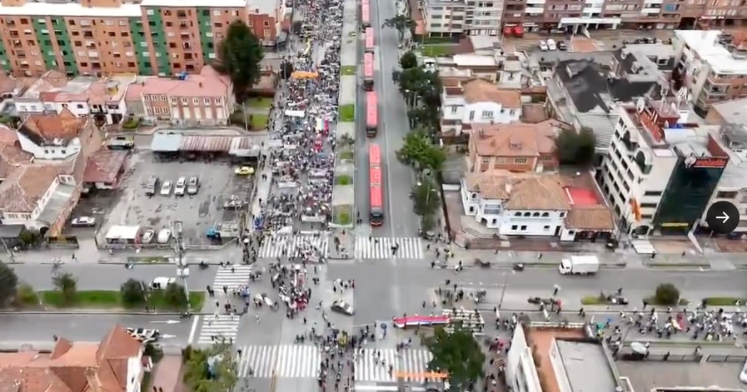 Paro de maestros en Bogotá: Distrito rechaza bloqueos a TransMilenio