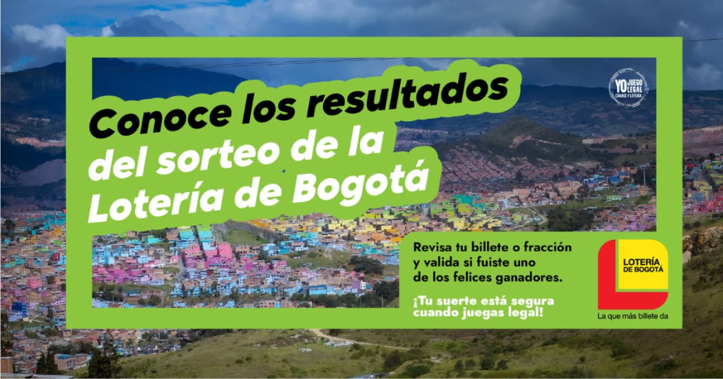 Lotería de Bogotá resultados sorteo 20 de junio de 2024 