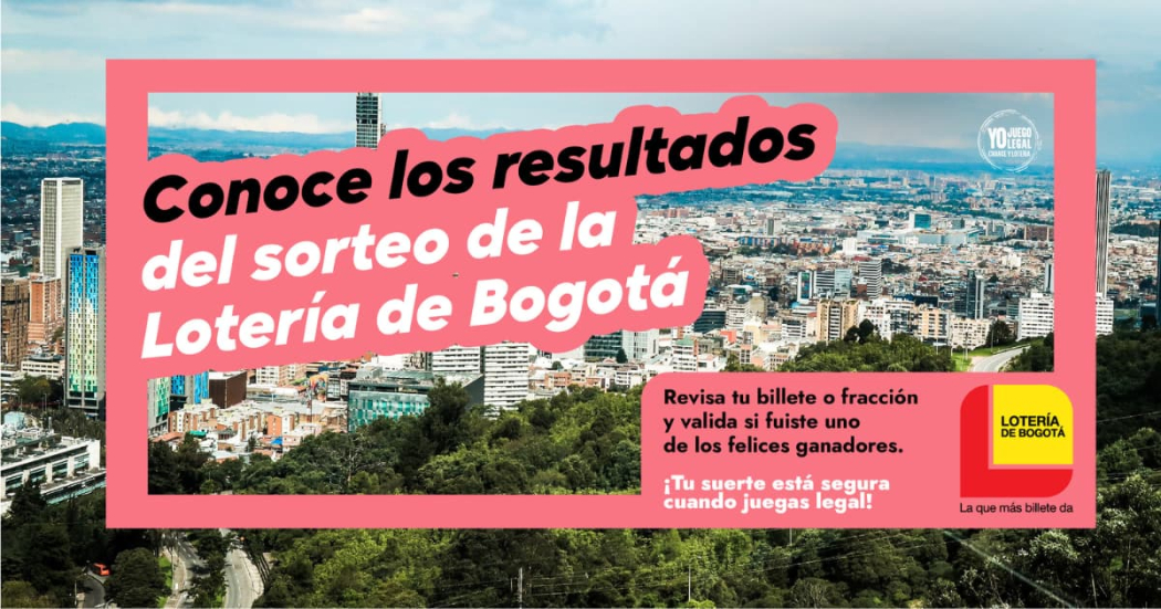 Lotería de Bogotá resultados sorteo 13 de junio de 2024 