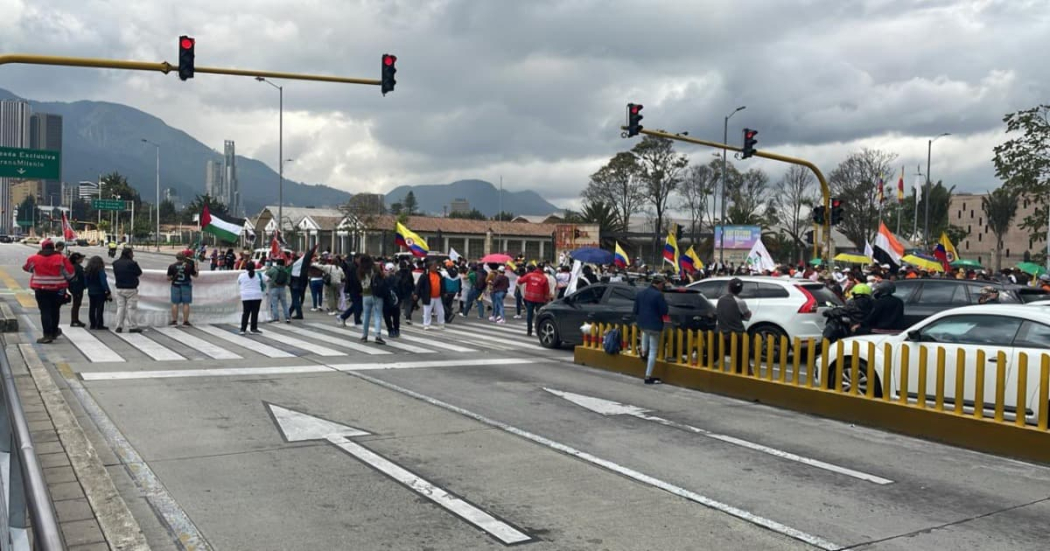 Movilidad en Bogotá por manifestaciones de maestros Fecode junio 19