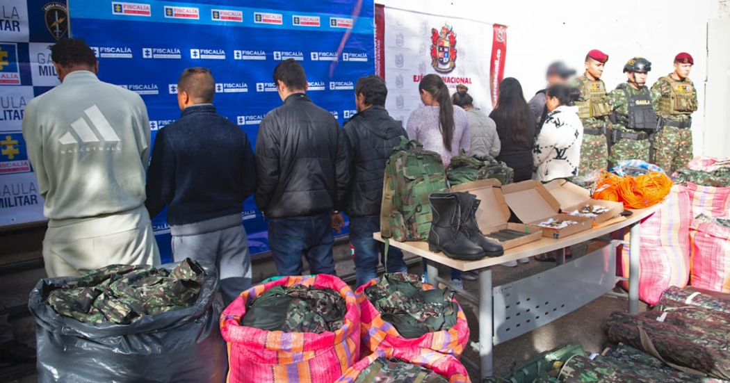 Ejército y Fiscalía desarticulan red de tráfico de armas y explosivos en Bogotá