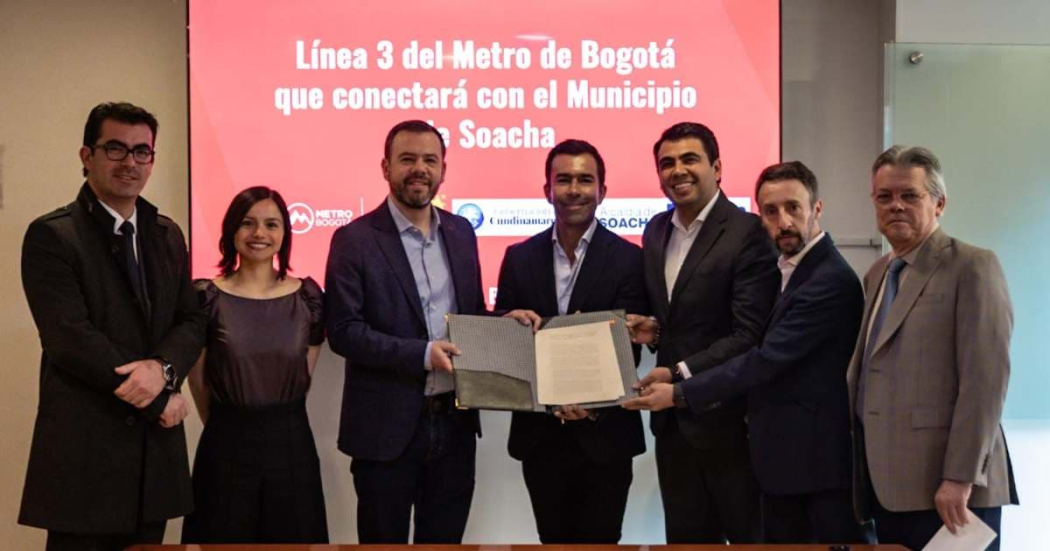 Línea 3 del Metro de Bogotá y Soacha: Se firmó convenio Ciudad-Región