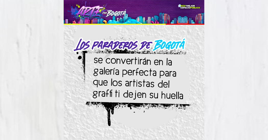 Mas de 370 artistas del graffiti inscritos para dar color a paraderos de Bogotá