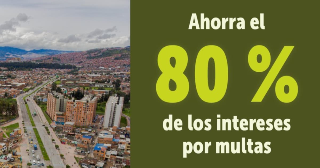 Pago de multas en Bogotá ahorro del 80% en intereses por sanciones de tránsito