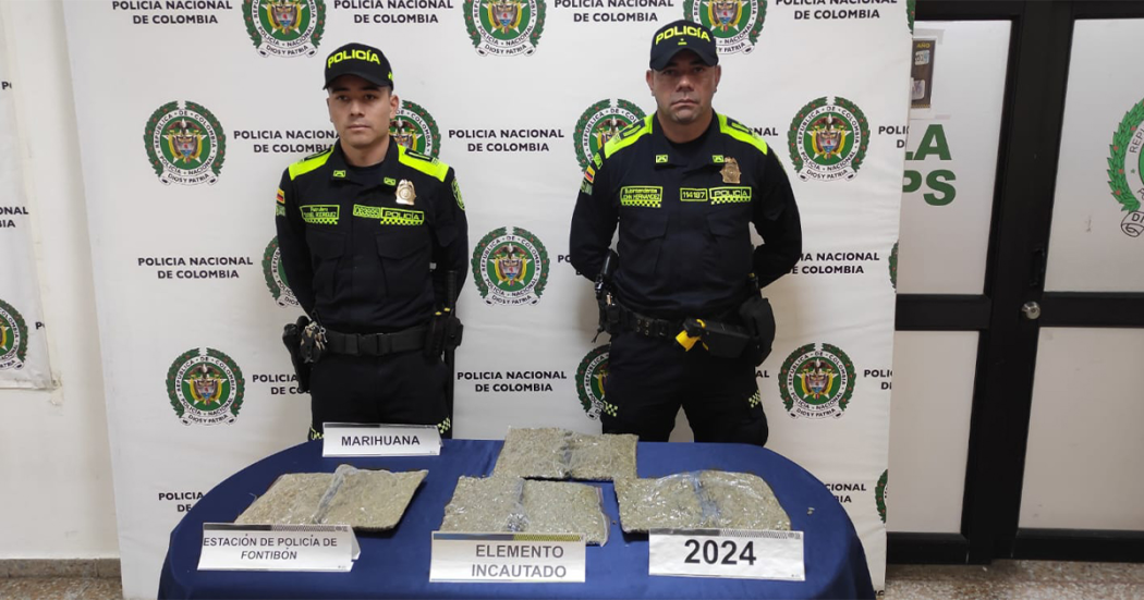 Por Frentes de Seguridad en Bogotá se incautaron cuatro kilos de estupefacientes
