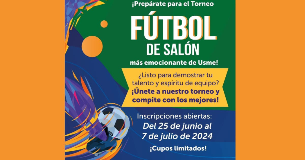 Fútbol sala en Bogotá 2024: inscríbete con tu equipo al torneo 