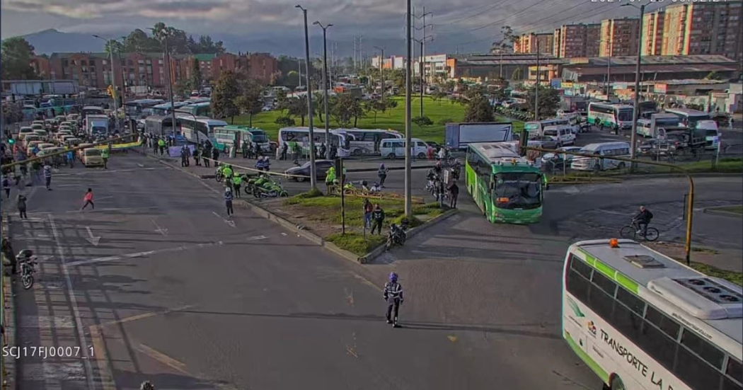Paro de taxistas en Bogotá: Así están vías y TransMilenio hoy 23 julio