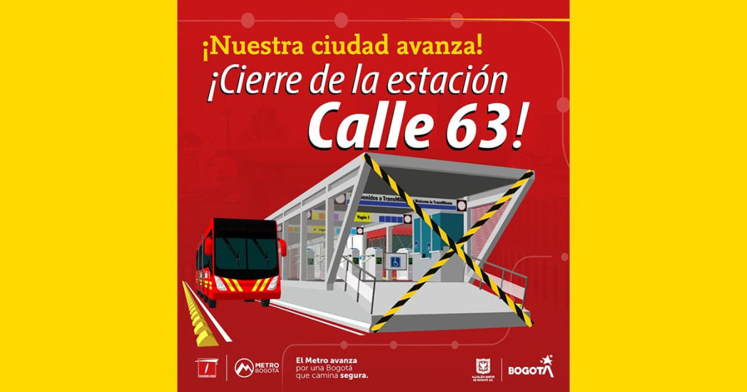 Conoce las alternativas de viaje para usuarios de la estación Calle 63