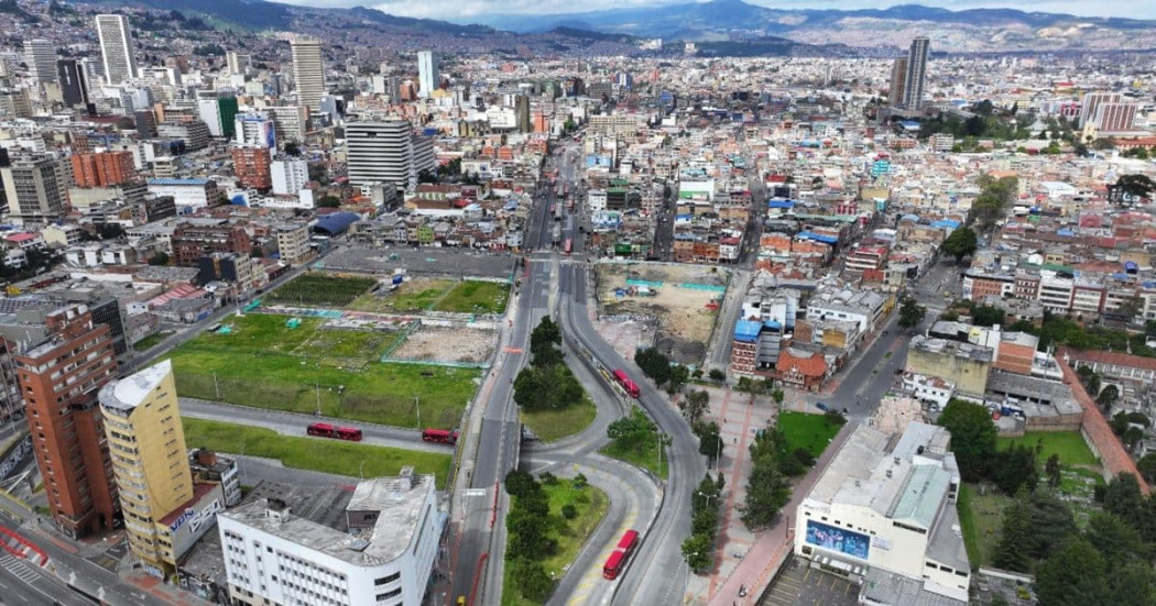 Obras del Metro de Bogotá desvíos avenida Caracas entre calles 24 y 26