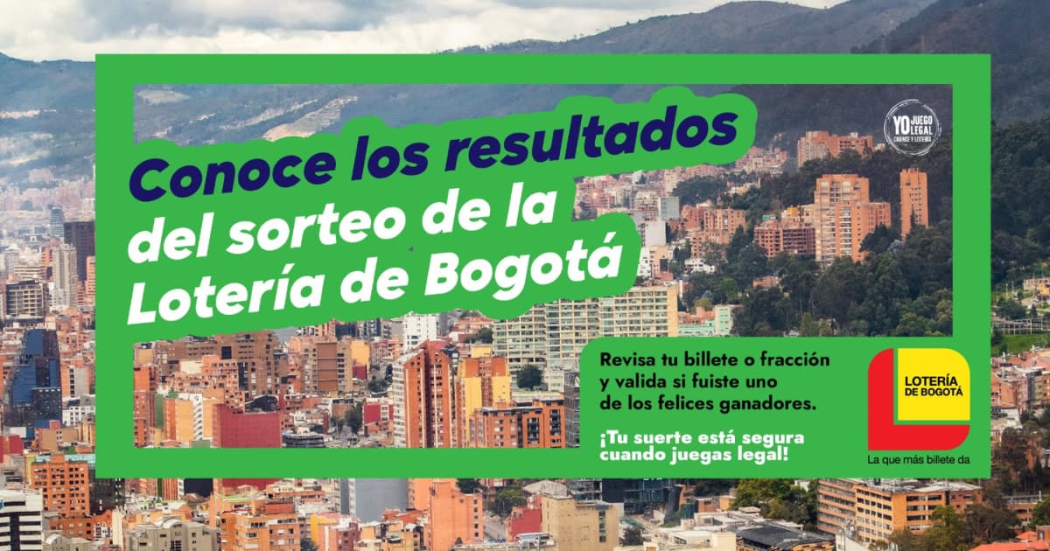 Lotería de Bogotá resultados del sorteo jueves 1 de agosto de 2024