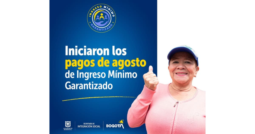 Iniciaron giros del Ingreso Mínimo Garantizado de agosto 2024 Bogotá