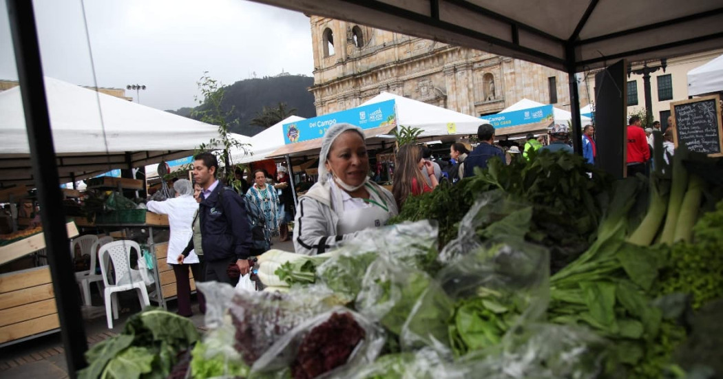 Mercado en Bogotá con los Mercados Campesinos 31 agosto y 1 septiembre