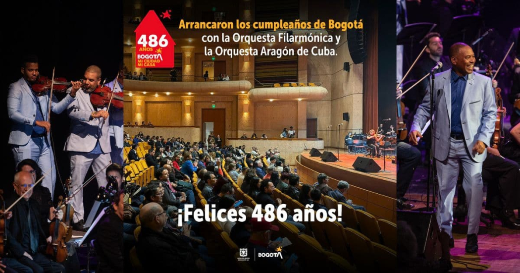 Alcalde Galán en concierto de cumpleaños de Bogotá 2024 