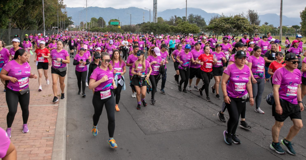 Carrera de la Mujer en las calles de Bogotá 8 de septiembre de 2024