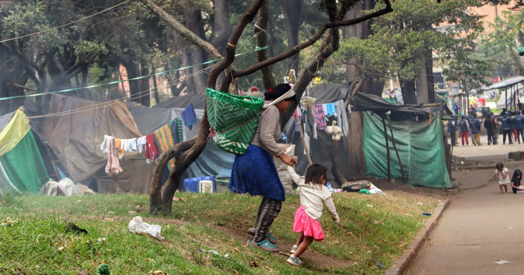 Distrito acompañó el reintegro de tres niñas emberá con sus familias 