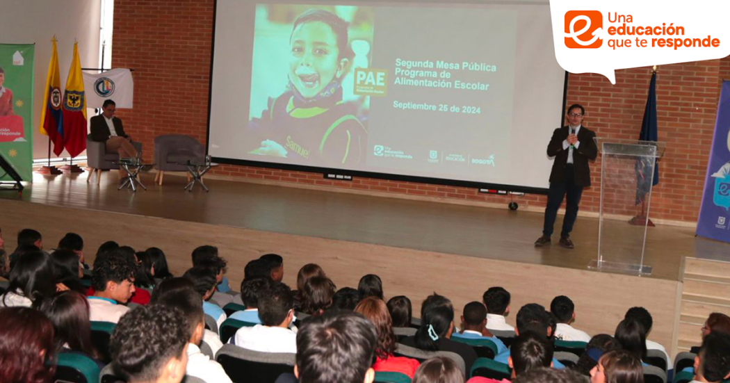 El PAE en Bogotá se destaca por su innovación lo destacan estudiantes