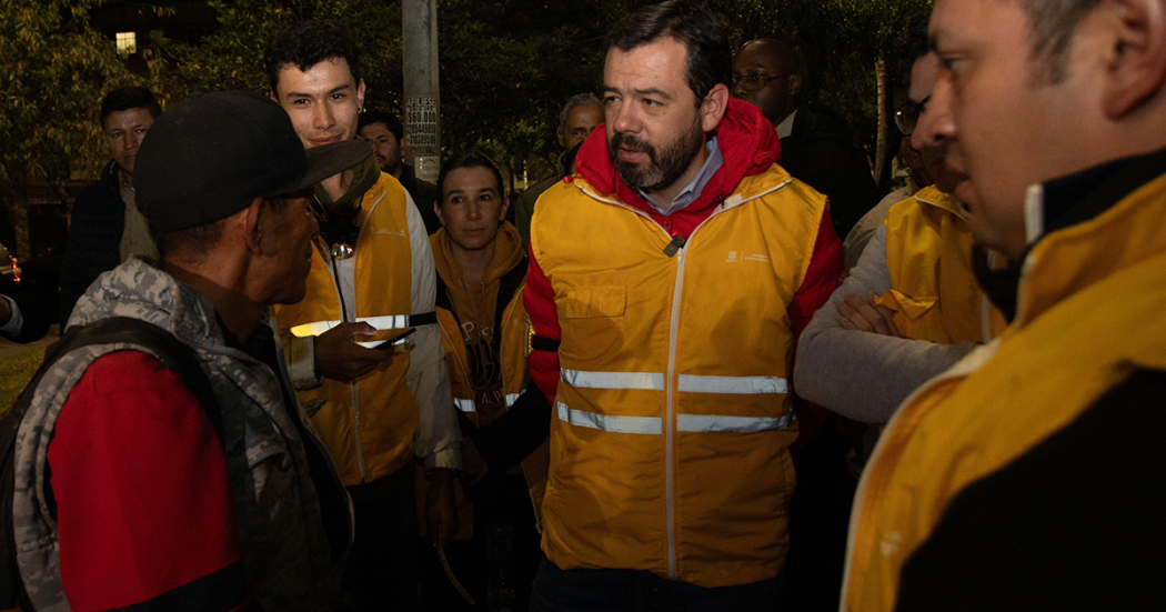 Galán acompañó la cuarta jornada del censo a habitantes de calle 