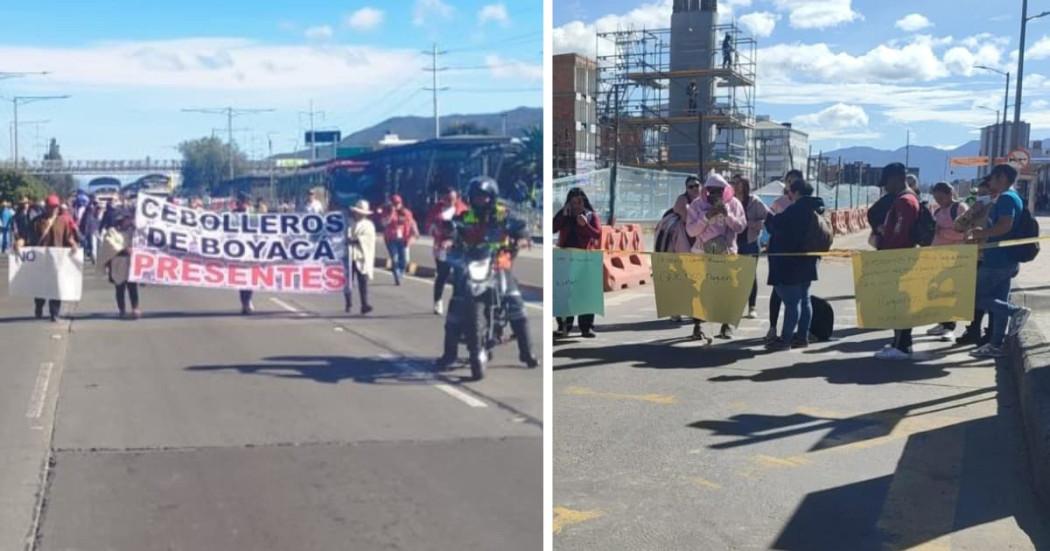 Movilidad en Bogotá: retrasos en rutas TransMilenio por manifestación