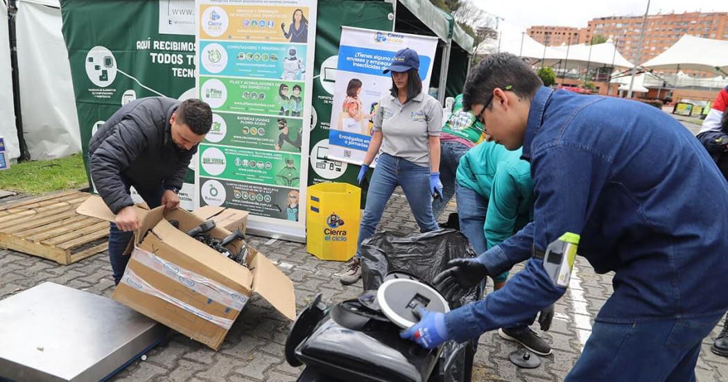 Reciclatón en Bogotá 29 y 30 de octubre de 2024 entrega residuos